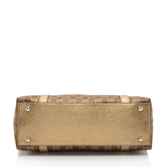 Gucci Metallic GG Canvas Abbey Medium Tote - Picture 4 of 16